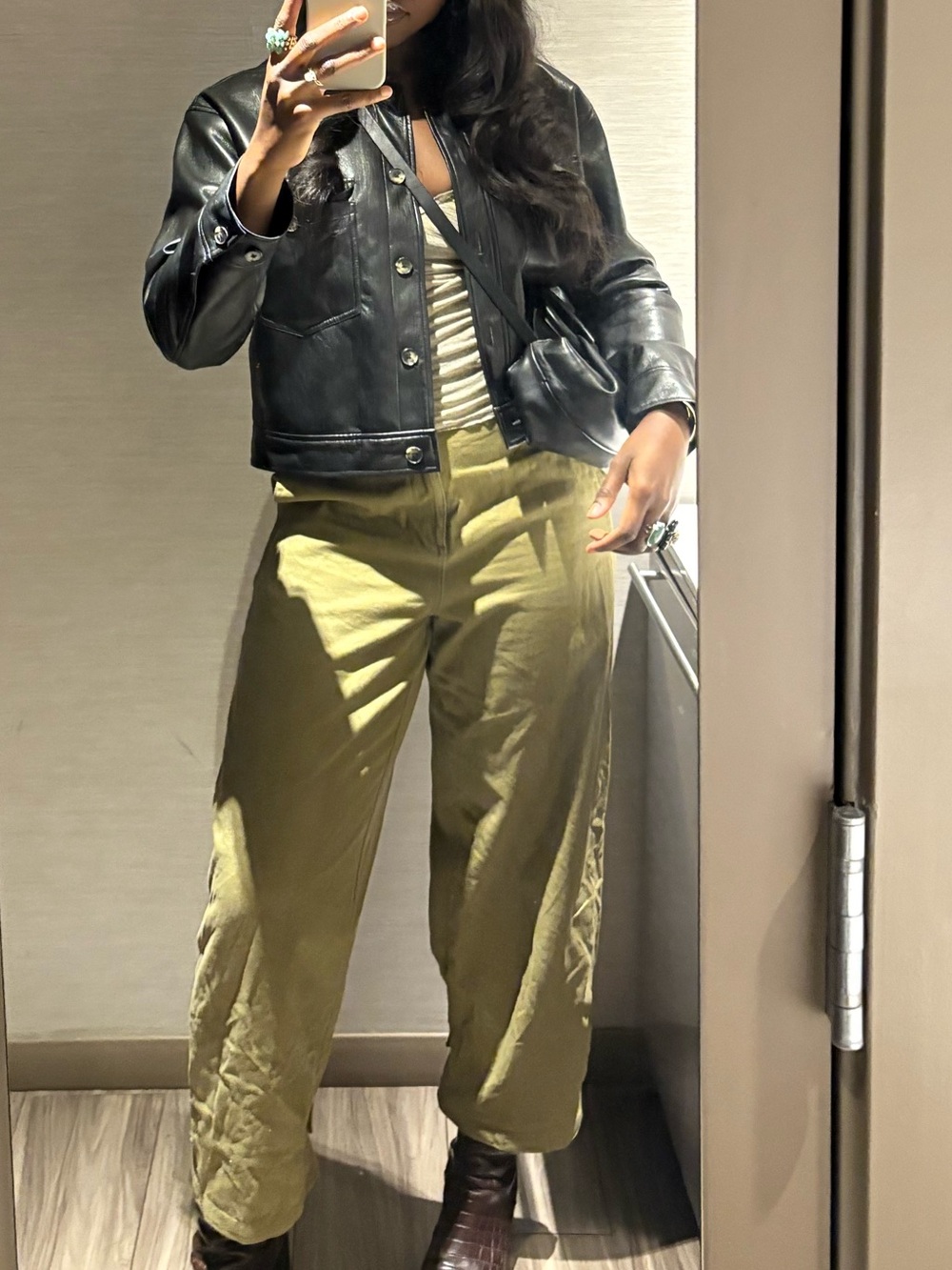 Wilfred/ aritzia leather jacket